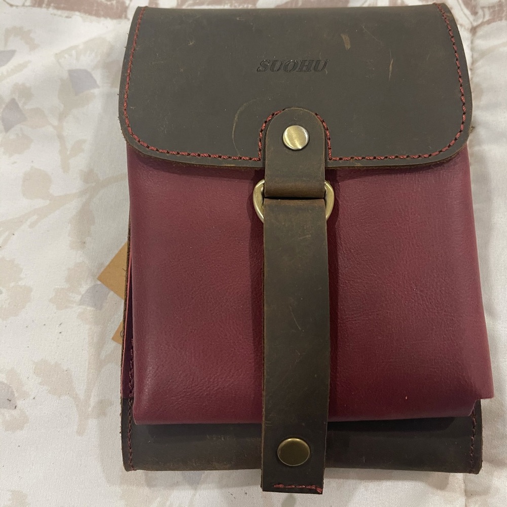 Cell  phone SUOHU Men's Belt Leather Phone holder